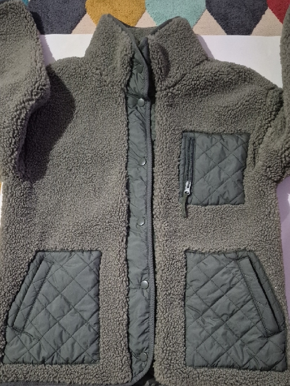 Bagatelle Collection Sherpa Teddy Jacket - Picture 4 of 8